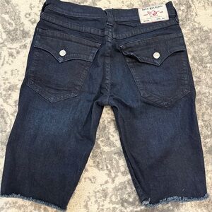 True Religion Indigo Denim Shorts